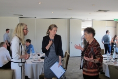 (l-r) Rose Alwyn, Julie McKay & Carla Tromans