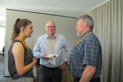Sophie Simpson NAAUC, Mike Shearer & Tom Mitchell