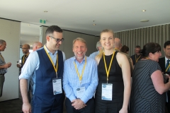 Joshua Carter NAAUC, Assoc. Prof Tim Corney & Alisha MacLean