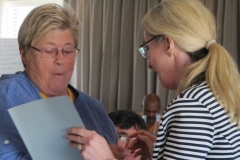 Edwina Ridgway and Rose Alwyn, UCA President